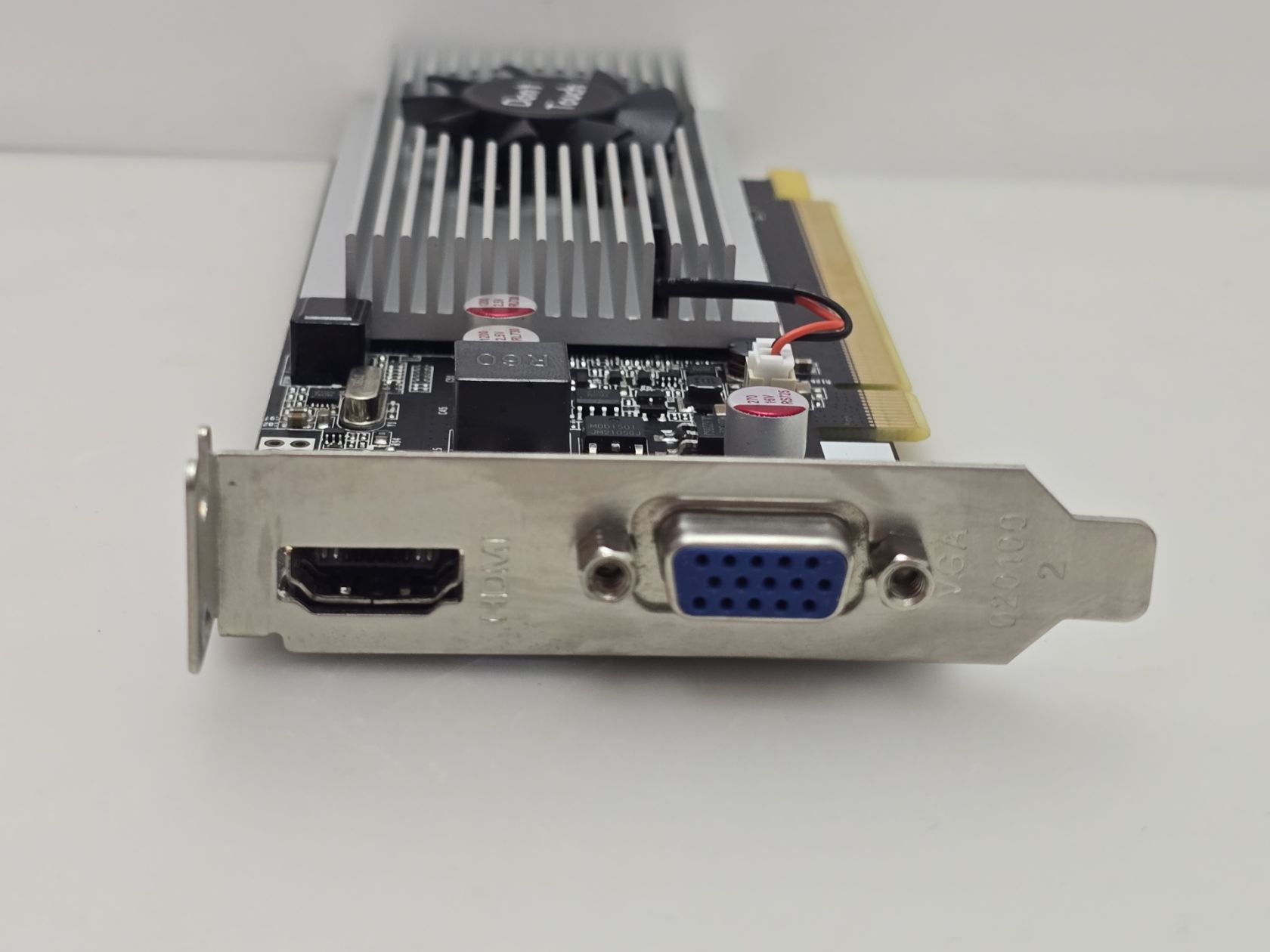Відеокарта Nvidia GeForce GT 710 1GB   (Low profile, GDDR3,64 Bit,HDMI,PCI-Ex, Б/у) - фото фото фото 1