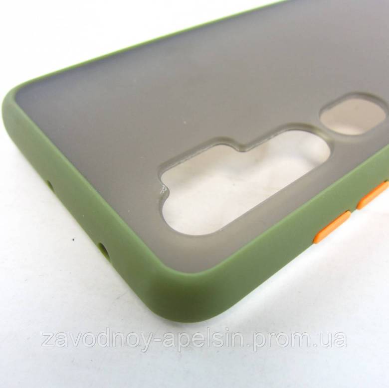 Xiaomi Mi Note 10 Матовый чехол TPU+PC (зеленый) - фото фото фото 1