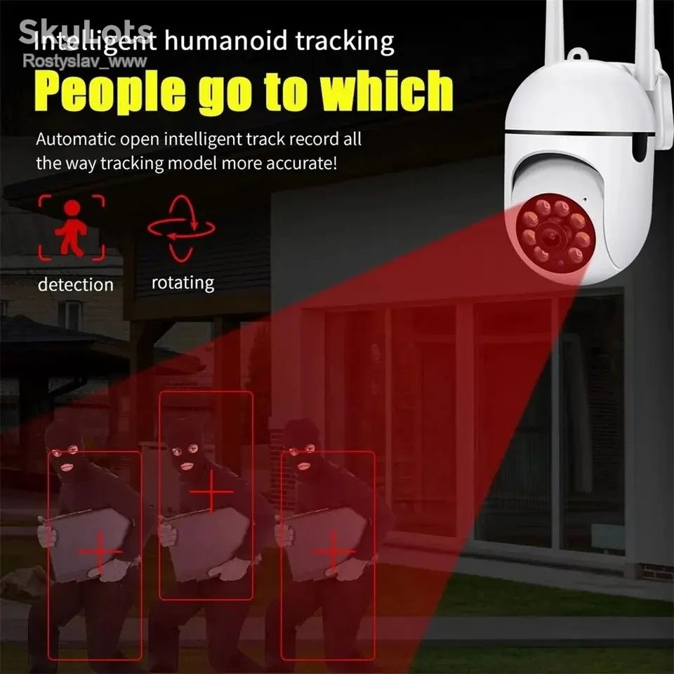 Бездротова вулична IP Wi-Fi camera камера відеоспостереження - фото фото фото 2