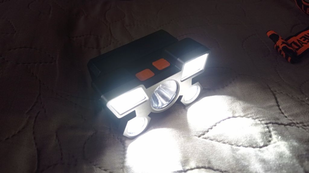 Ліхтар 5хLED на голову з вбудованим акумулятором, MicroUSB - фото фото фото 7