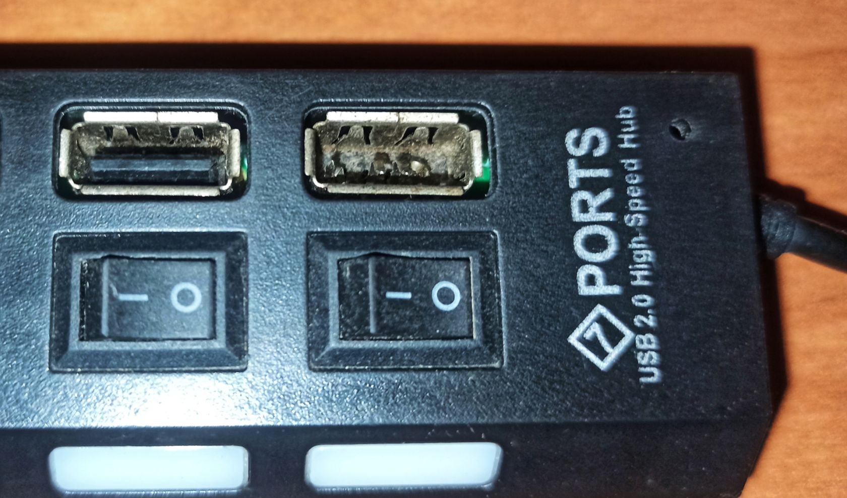 USB HUB                      (7USB) Hi-Speed чёрный с выключателем - фото фото фото 3