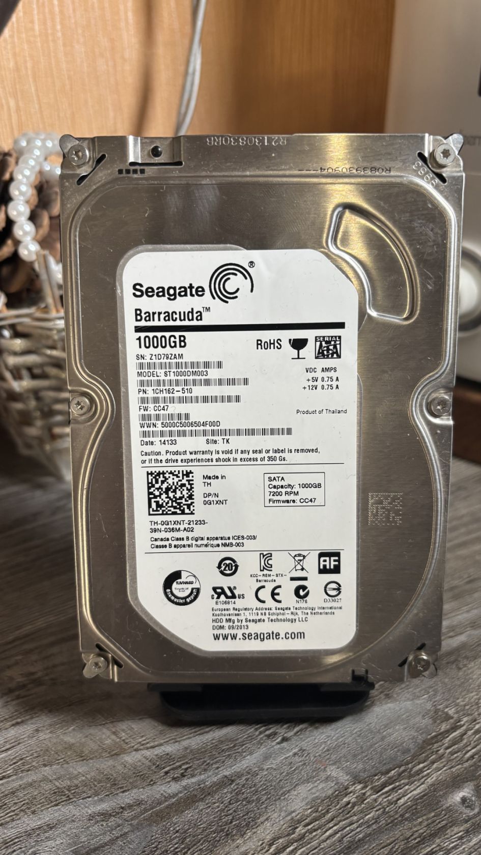 Робочий HDD 3.5" 1Tb Seagate Barracuda 7200.12 - фото фото фото 0