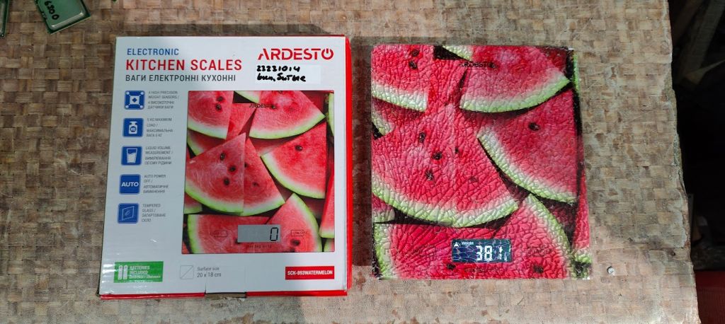 Весы кухонные Ardesto SCK-893WATERMELON № 23231014 - фото фото фото 0