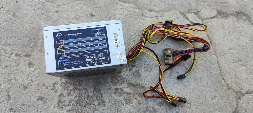 Брендовый блок питания БП Casecom ATX-400W 400W / 400Вт № 240205456 - фото фото фото 0