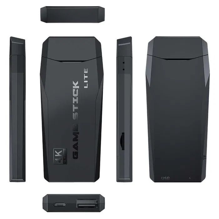 Ретро ігрова приставка консоль Game Stick Lite 4K HD 64 ГБ 2 геймпада - фото фото фото 2