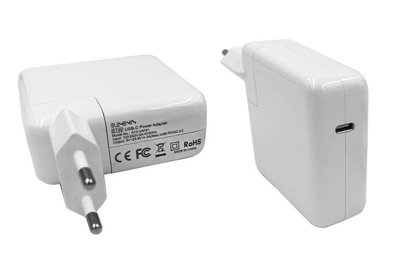 Блок питания для Apple USB-C 61W Elements (A10-VAF61) - фото фото фото 1