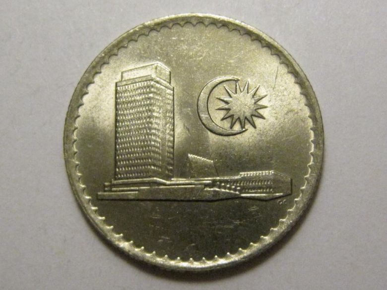 Малайзия 10 сенов 1981 года 3П72 - фото фото фото 1