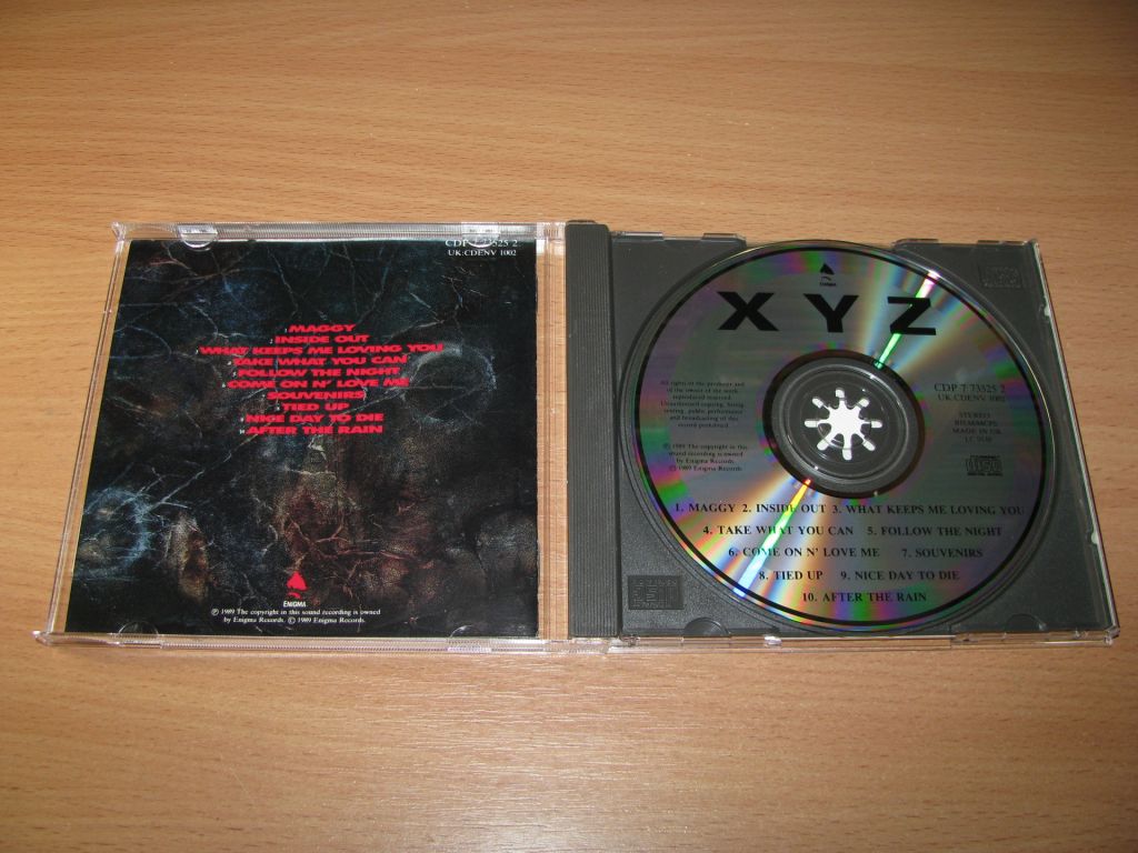 XYZ - Xyz  (1989 Enigma 1st press,UK) - фото фото фото 1
