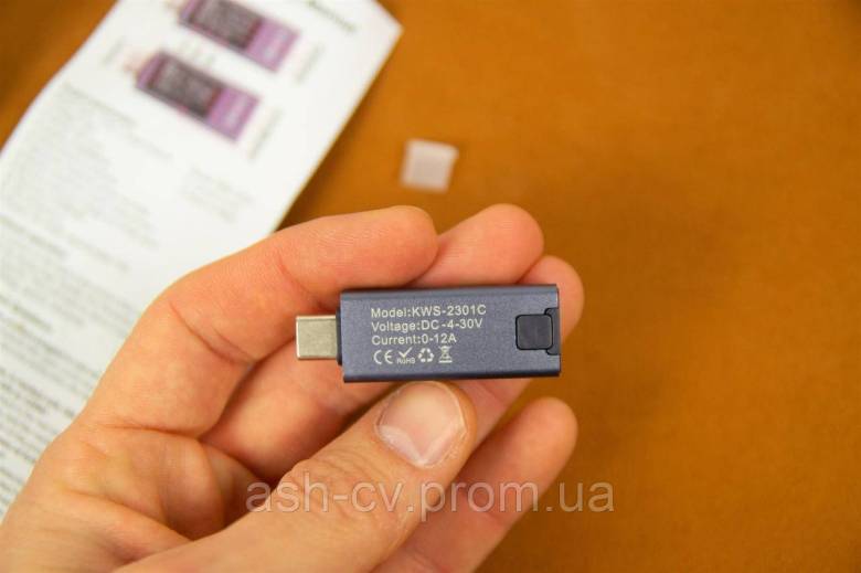 Тестер, Type-C, KWS-2301C, Gray - фото фото фото 7