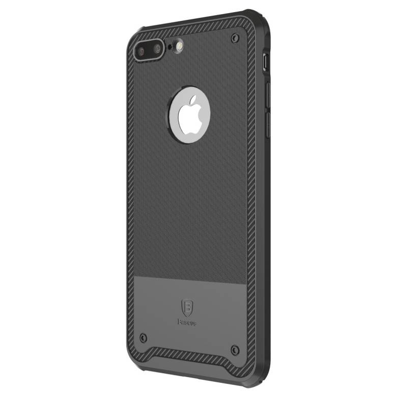 Чехол Baseus для iPhone 8 Plus/7 Plus Shield Black (ARAPIPH7P-TS01) - фото фото фото 2