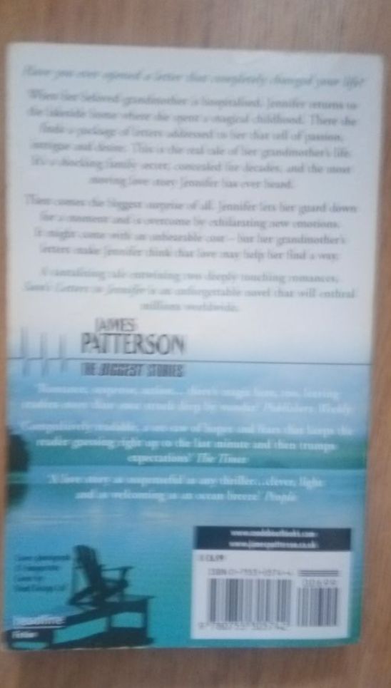 Sam's Letters to Jennifer James Patterson English на Английском книга - фото фото фото 3