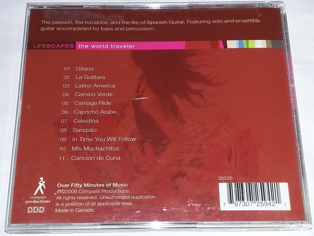 VARIOUS The World Traveler: Spanish Guitar CD Canada - фото фото фото 2