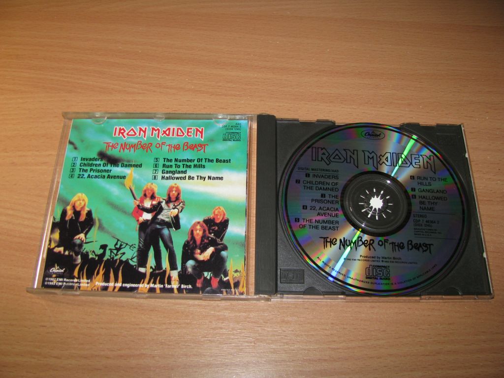 IRON MAIDEN - The Number Of The Beast  (1982 Capitol USA) - фото фото фото 1