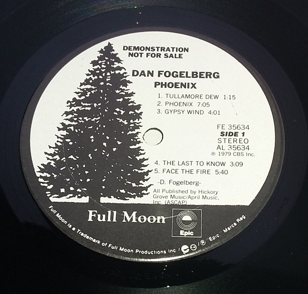 DAN FOGELBERG Phoenix LP    (Promo) EX-/EX+ - фото фото фото 3