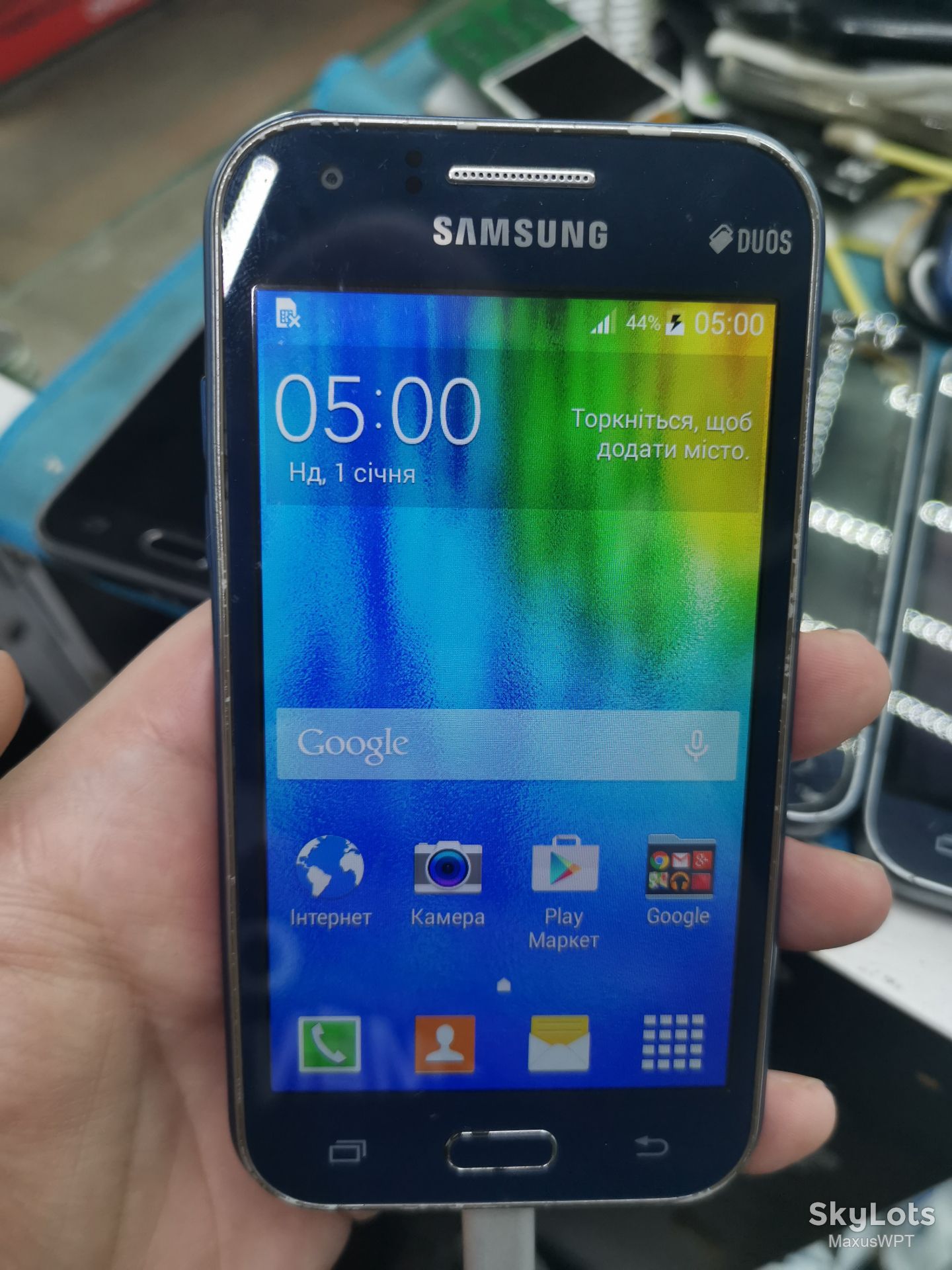 #972 Sklad Samsung  j100  blue 1 - фото фото фото 0