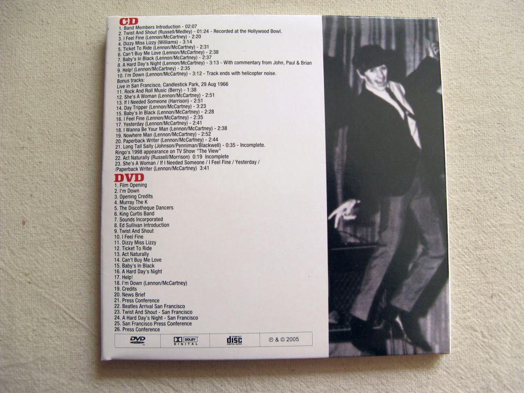 CD+DVD Beatles. Live at Shea Stadium. 1965/2005. - фото фото фото 9