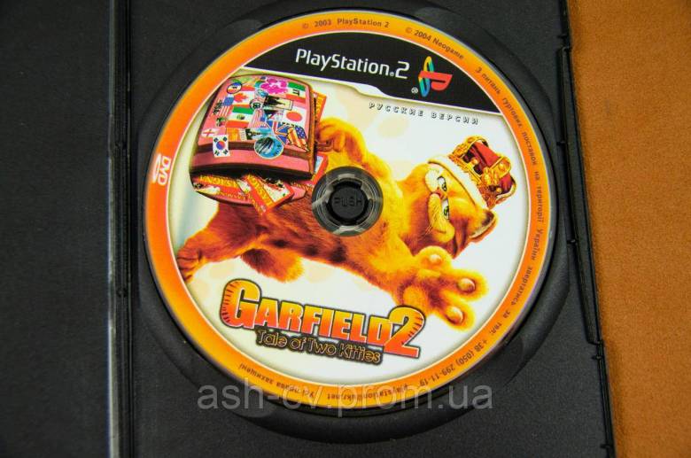 Диск для Playstation 2 (Для чіпованих приставок), гра Garfield 2 - фото фото фото 3
