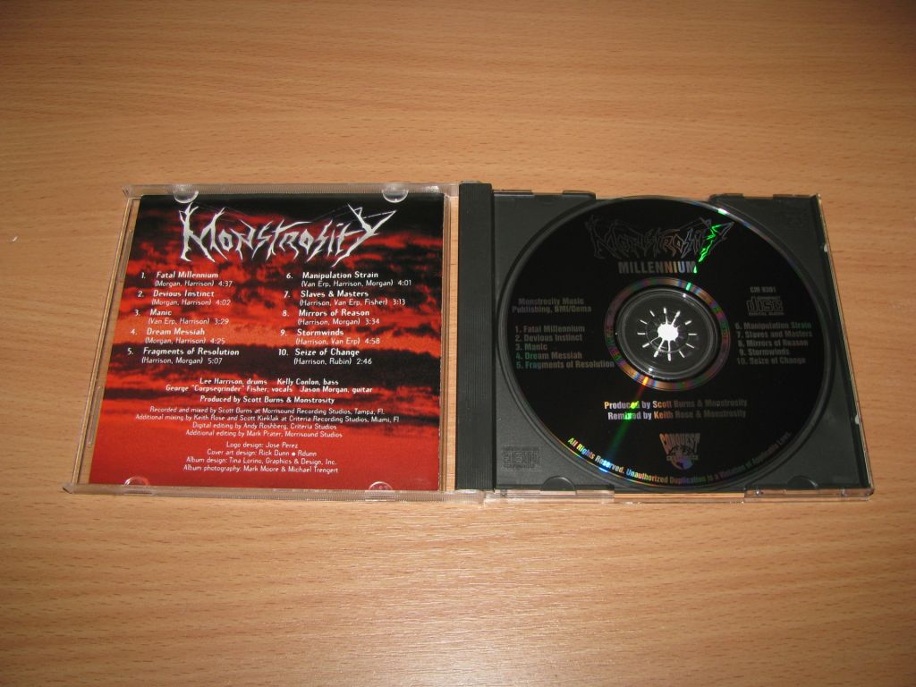 MONSTROSITY - Millennium  (1996 Conquest 1st press, NIMBUS USA) - фото фото фото 1