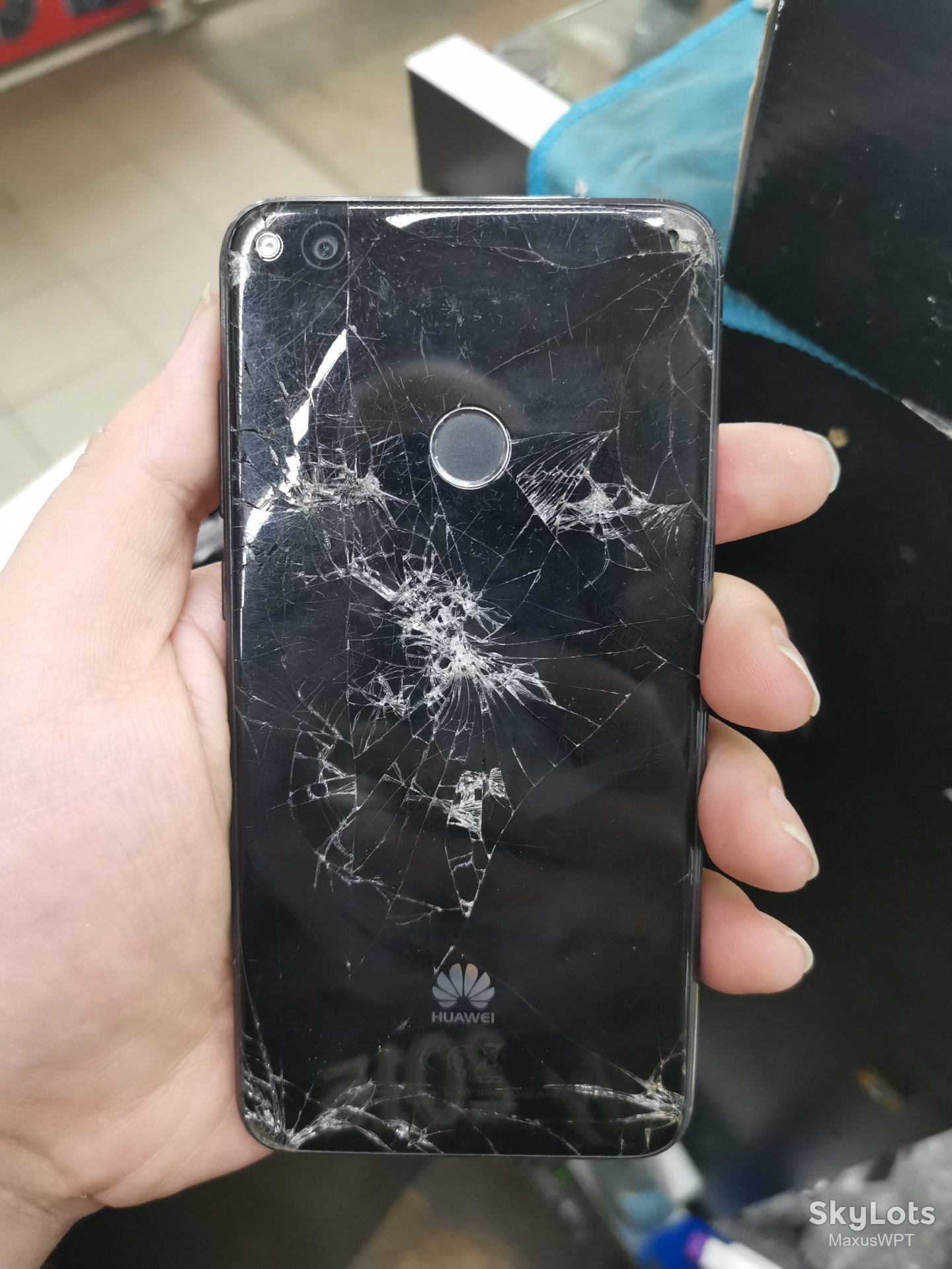 #329 Sklad Huawei P8 Lite 2017 3/16 black - фото фото фото 1