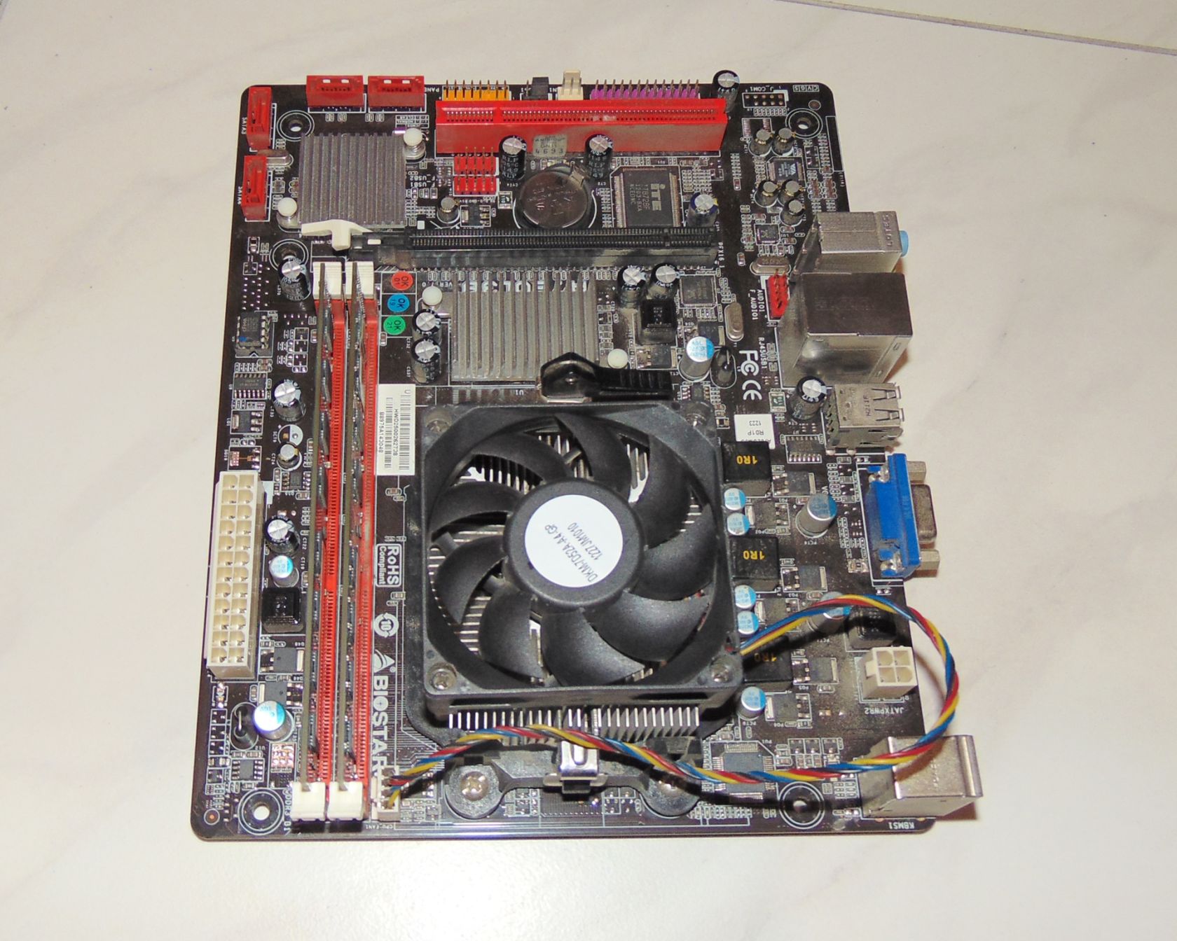 Комплект:  Biostar A780L3B+ thlon II X2 250 + ОЗП 3Gb DDR3 - фото фото фото 2