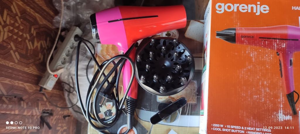 Фен Gorenje HD215PR № 231209120 - фото фото фото 1