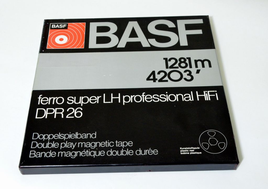 Бобина катушка BASF Fero Super LH Professional Hi Fi DPR26 1281m Германия - фото фото фото 2