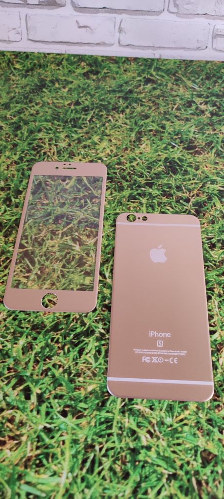 Защитное стекло Metal 3D iPhone 7 gold - фото фото фото 1
