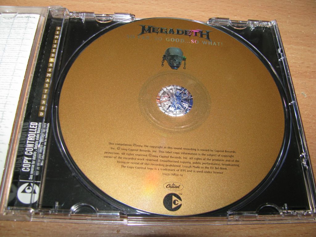 MEGADETH - So Far, So Good, So What  (2004 Capitol Germany) - фото фото фото 2