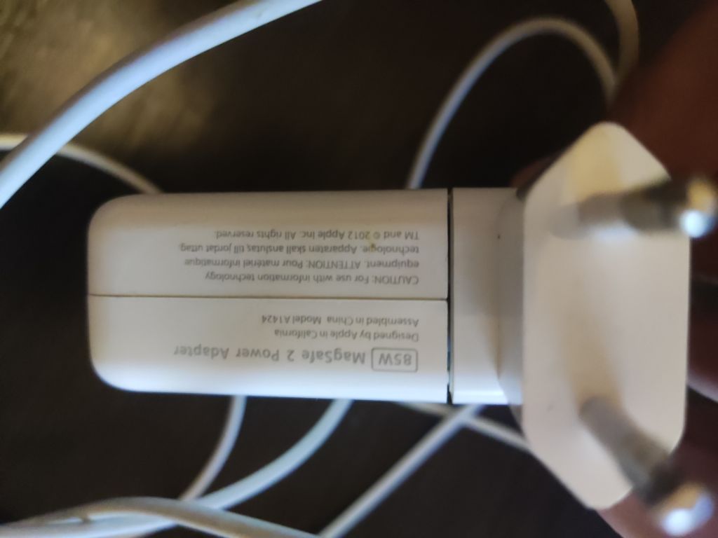 Блок живлення MagSafe 2 Power Adapter A1424 Оригінал 20V 4.25A - фото фото фото 3