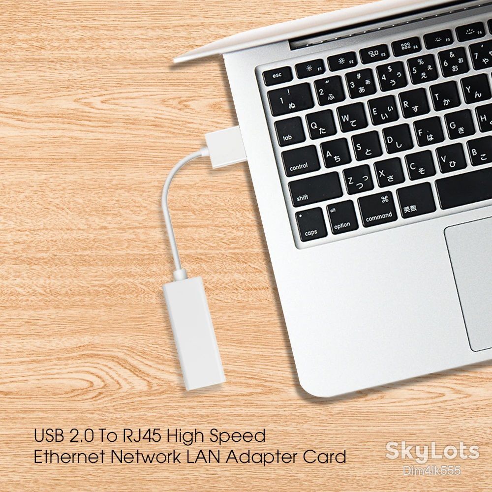 Адаптер USB 2.0 - LAN RJ45 Внешний сетевой адаптер до 100Мбс - фото фото фото 5