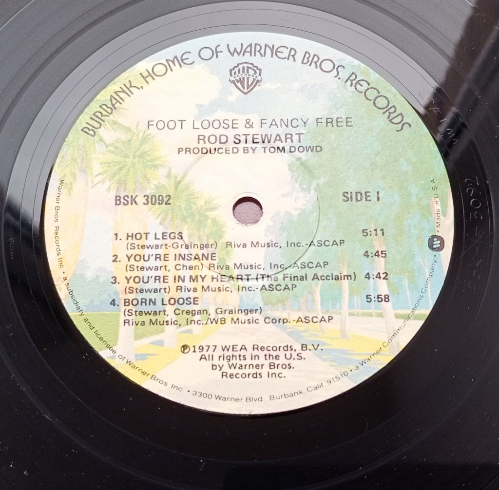 ROD STEWART Foot Loose &amp; Fancy Free LP VG+/EX - фото фото фото 2