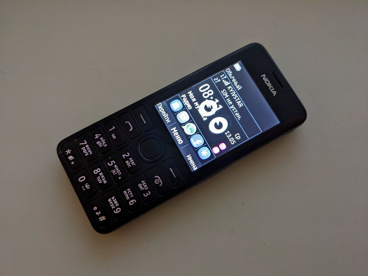 Кнопковий телефон Nokia 206  (RM-872) black бу. - фото фото фото 5