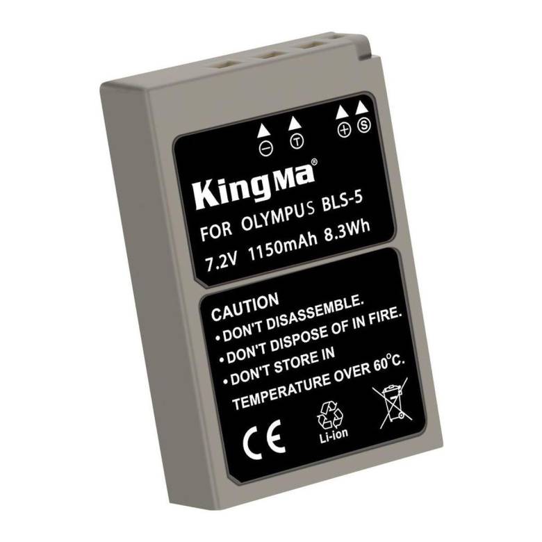 Аккумулятор для Olympus BLS-5 (KingMa) 1150 mAh - фото фото фото 0