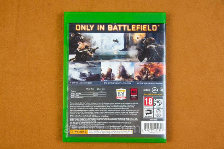 Диск Xbox One, гра BATTLEFIELD 4 - фото фото фото 1