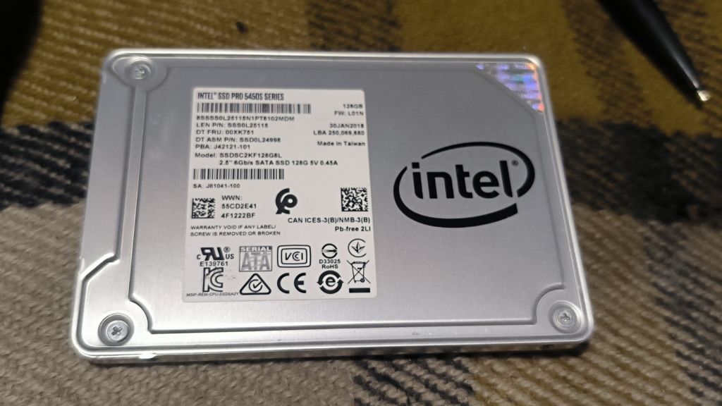 Диск SSD INTEL SSD PRO 5450S SERIES SSDSC2KF128G8L 128GB №34 - фото фото фото 0