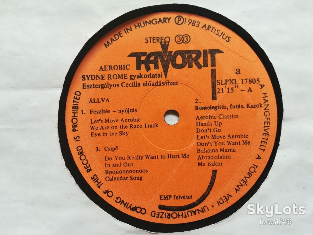 Sydne Rome-Aerobic  (глянц. конв.)-Ex.+, Венгрия - фото фото фото 6