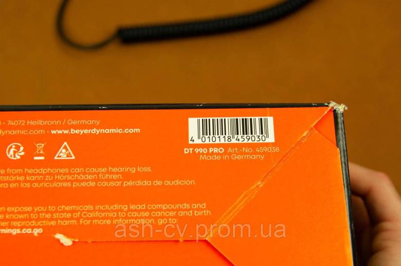 Навушники, професійні, Beyerdynamic, DT 990 Pro, 250 Ом, з Німеччини - фото фото фото 2
