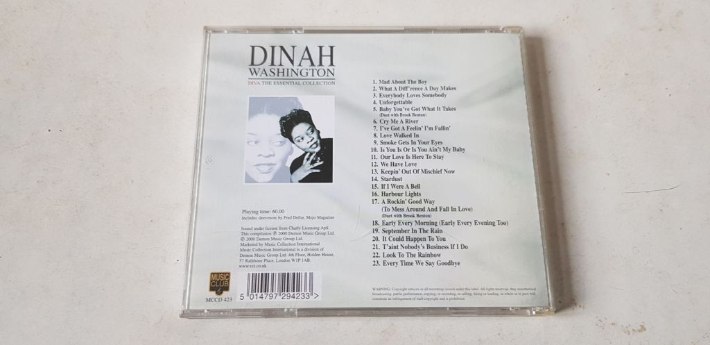 Dinah Washington The Essential Collection CD фірмовий - фото фото фото 1