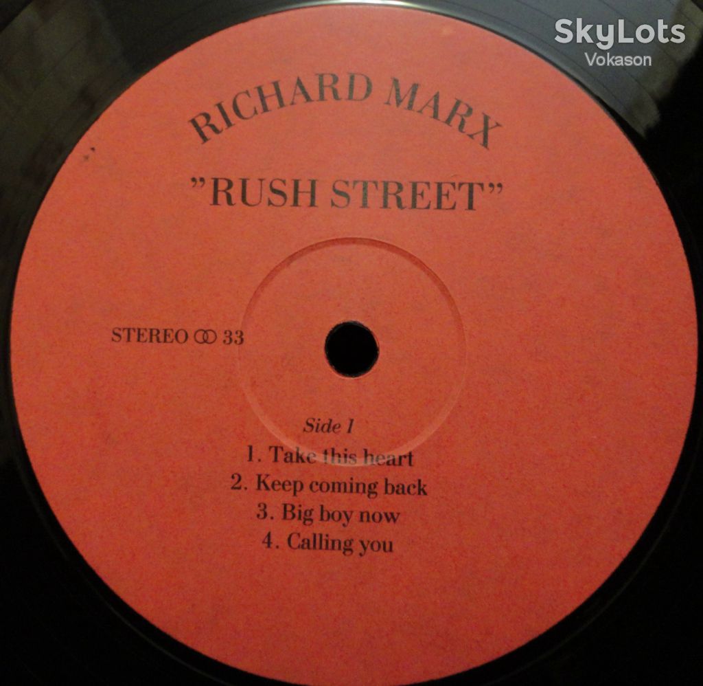 Richard Marx - Rush Street  NM/Mint - фото фото фото 3