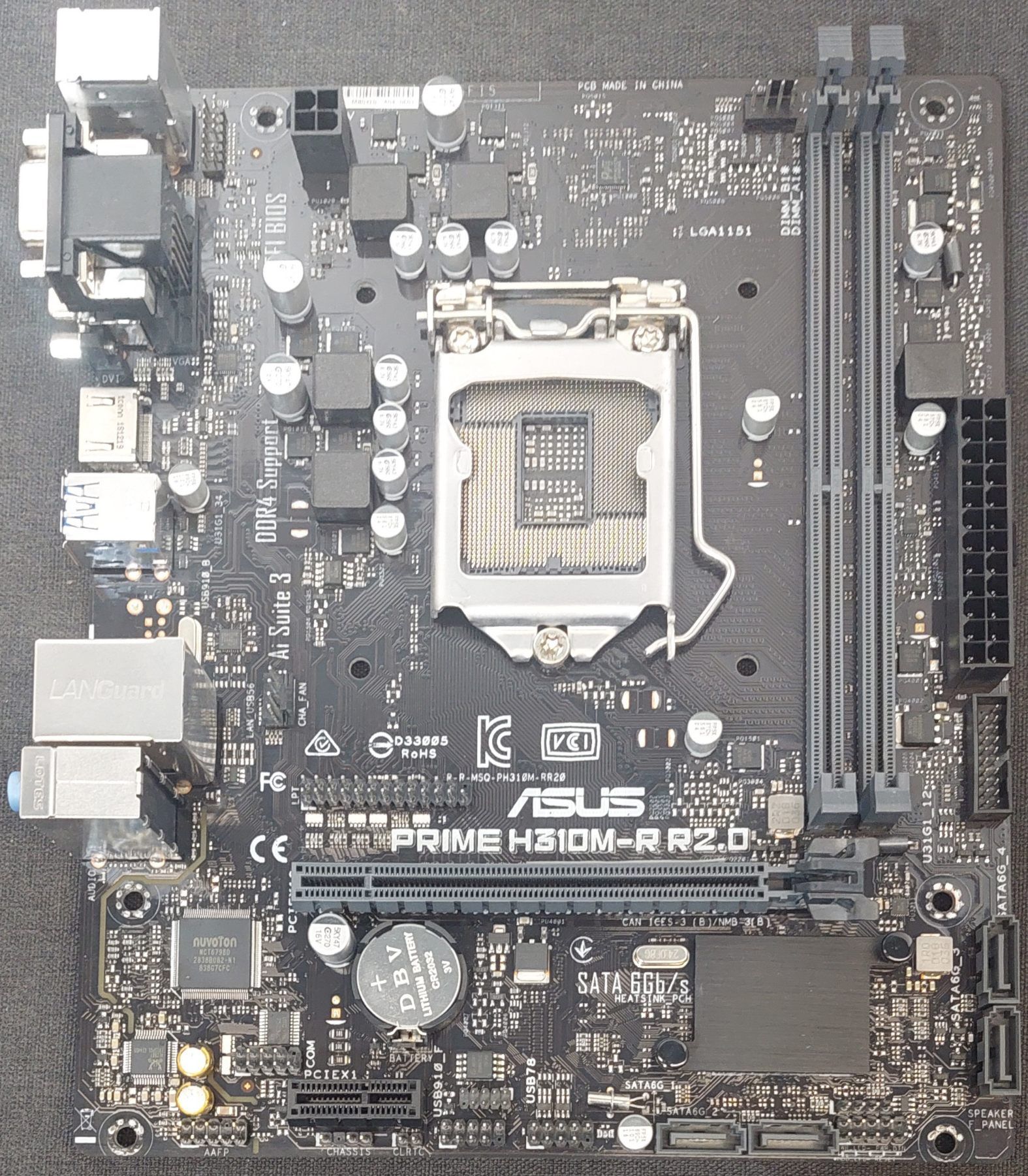 Б/В Материнська плата  Asus Prime H310M-R R2.0  Socket 1151/MicroATX/2 x DDR4 - фото фото фото 0