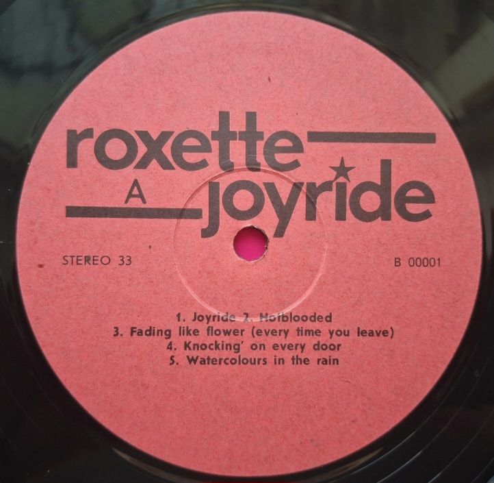 Roxette - Joyride - 1991.  (LP). 12. Vinyl. Пластинка. Unofficial Release. - фото фото фото 2