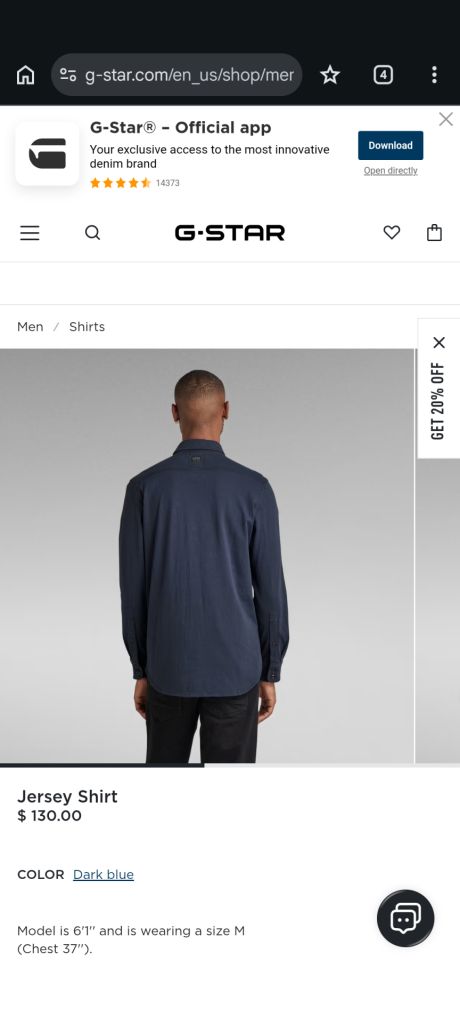 G-Star Raw Jersey Shirt - фото фото фото 1