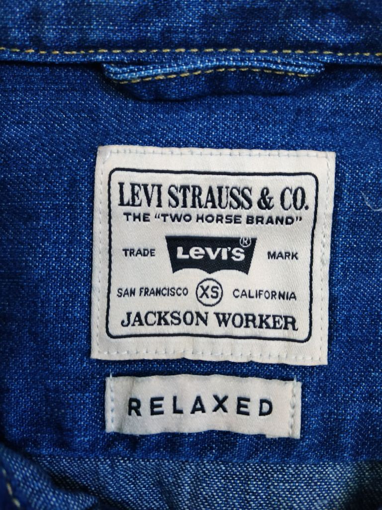 Сорочка чоловіча джинсова LEVIS коттон p-p XS - фото фото фото 7