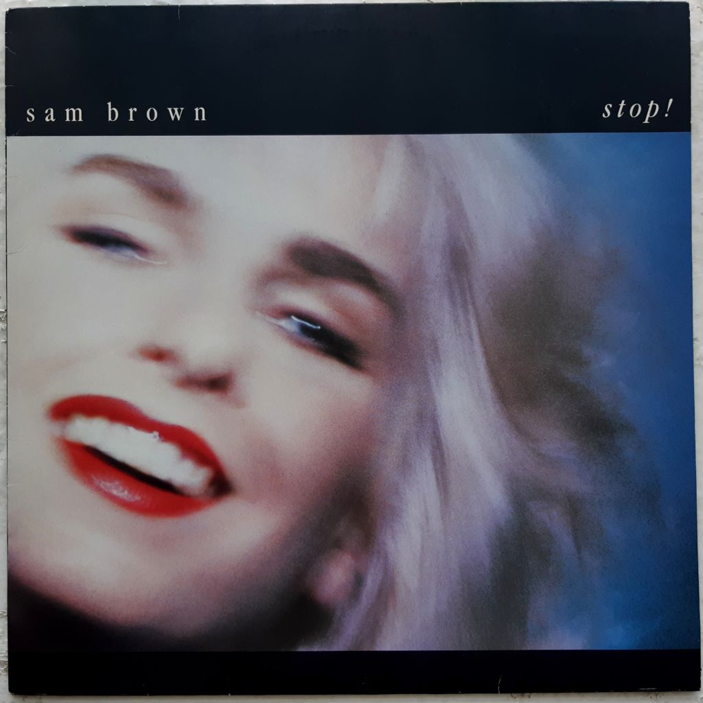 Sam Brown - Stop - 1988.   (LP). 12. Vinyl. Пластинка. Germany. Комплект - фото фото фото 1