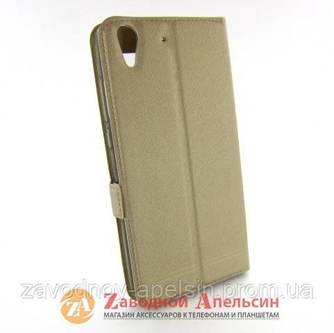 Чехол книга Huawei Honor 5A Y6-II Smart Case gold - фото фото фото 1