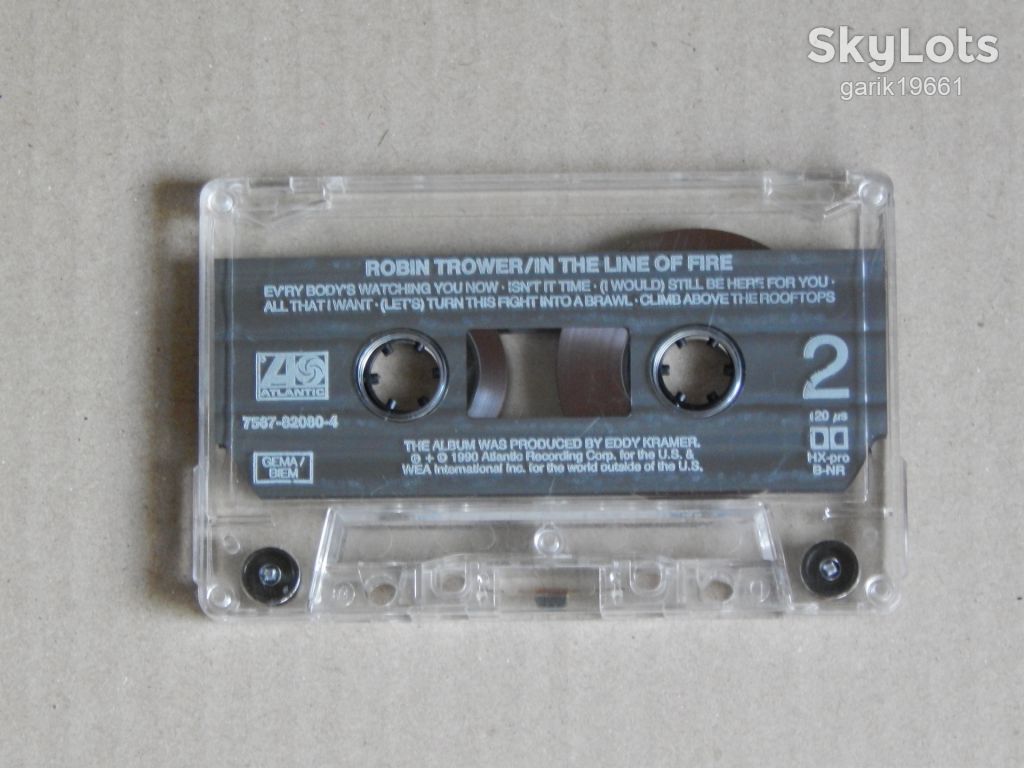 Robin Trower ‎– In The Line Of Fire  (Atlantic ‎– 7 82080-4, Germany) - фото фото фото 3