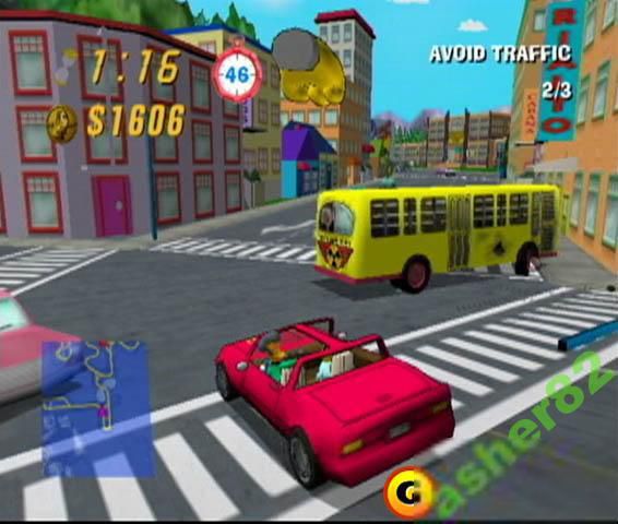 Игра на Nintendo Gamecube "The Simpsons Road Rage"        (PAL) - фото фото фото 4