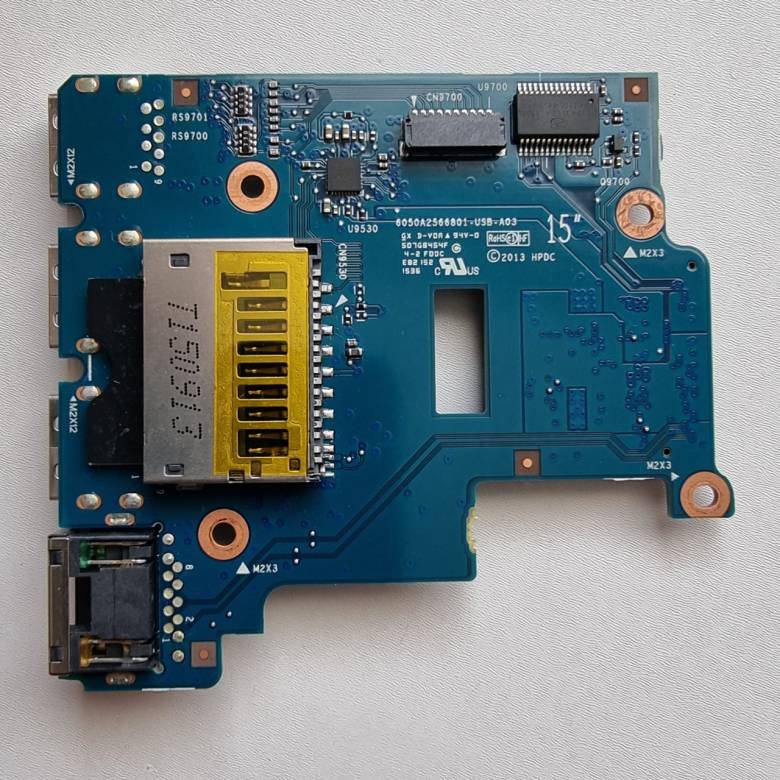 Додаткова плата USB, LAN, Cardreader "HP ProBook 650 G1, 655 G1" б/в Оригінал - фото фото фото 1