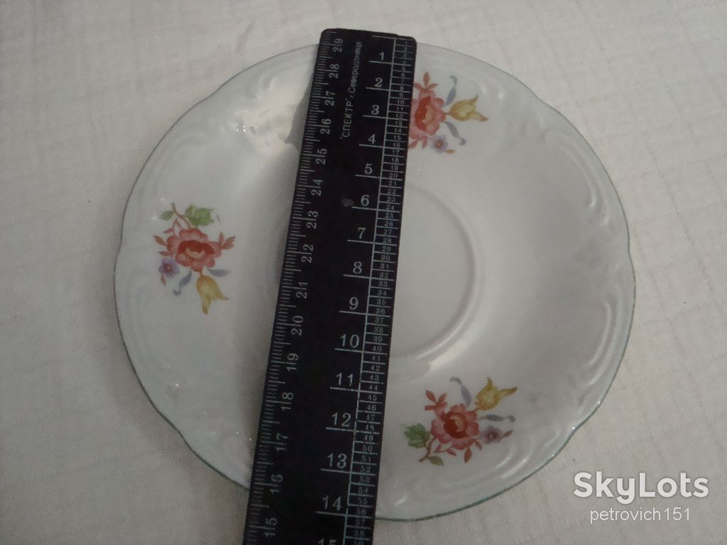 АНТИКВАРНОЕ БЛЮДЦЕ ФАРФОР ГЕРМАНИЯ №Д(18) - фото фото фото 6