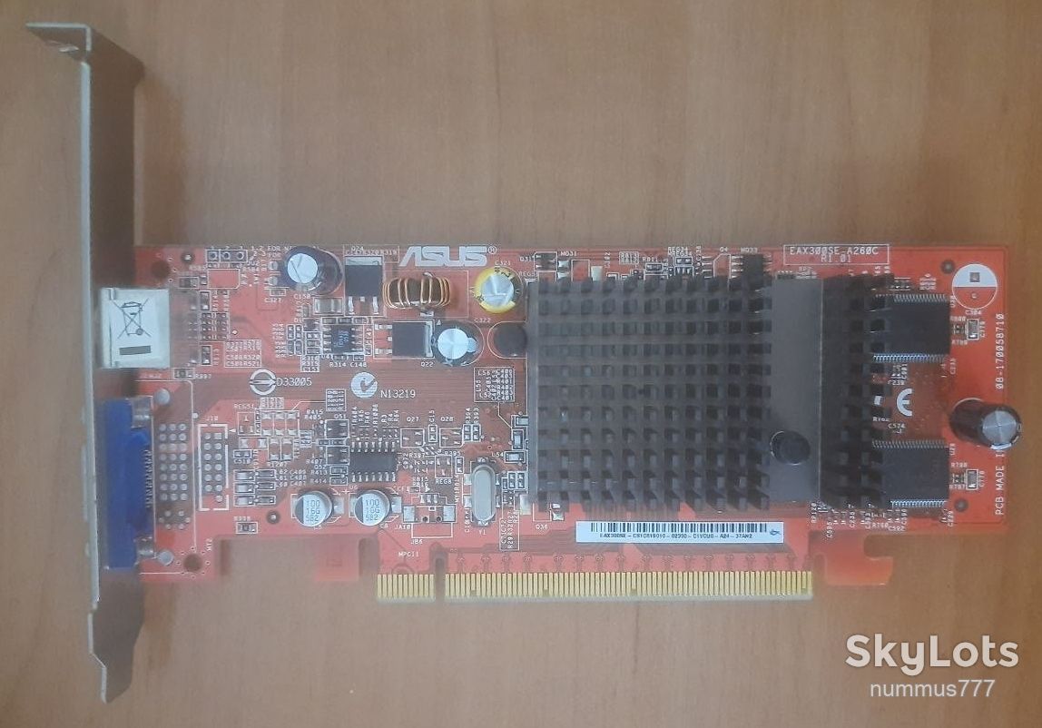 Відеокарта Asus ATI Radeon X300 SE 128MB GDDR 64bit PCI-E Тест ОК - фото фото фото 0